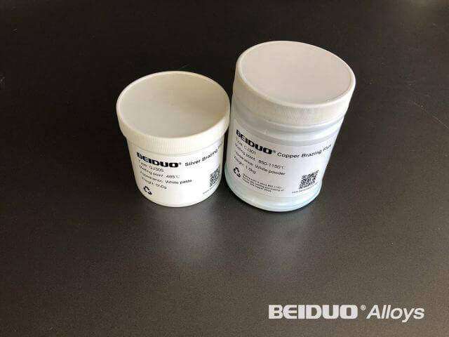 Silver brazing flux paste